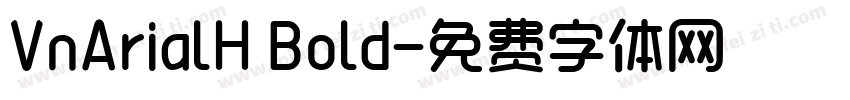 VnArialH Bold字体转换